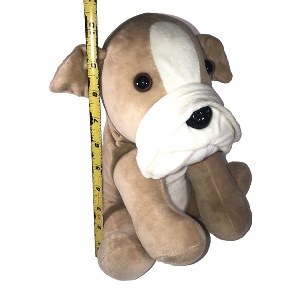 Warmies Weighted 10" Bulldog Therapy Microwavable Heatable Plush Toy - Picture 3 of 7